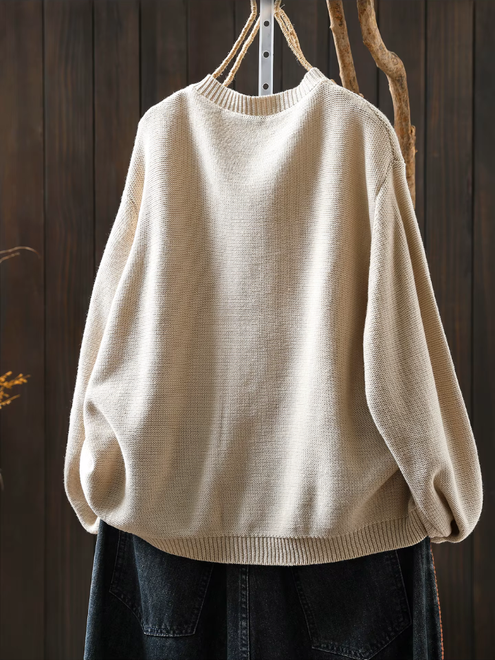 Michèle | Cardigan med färgade knappar
