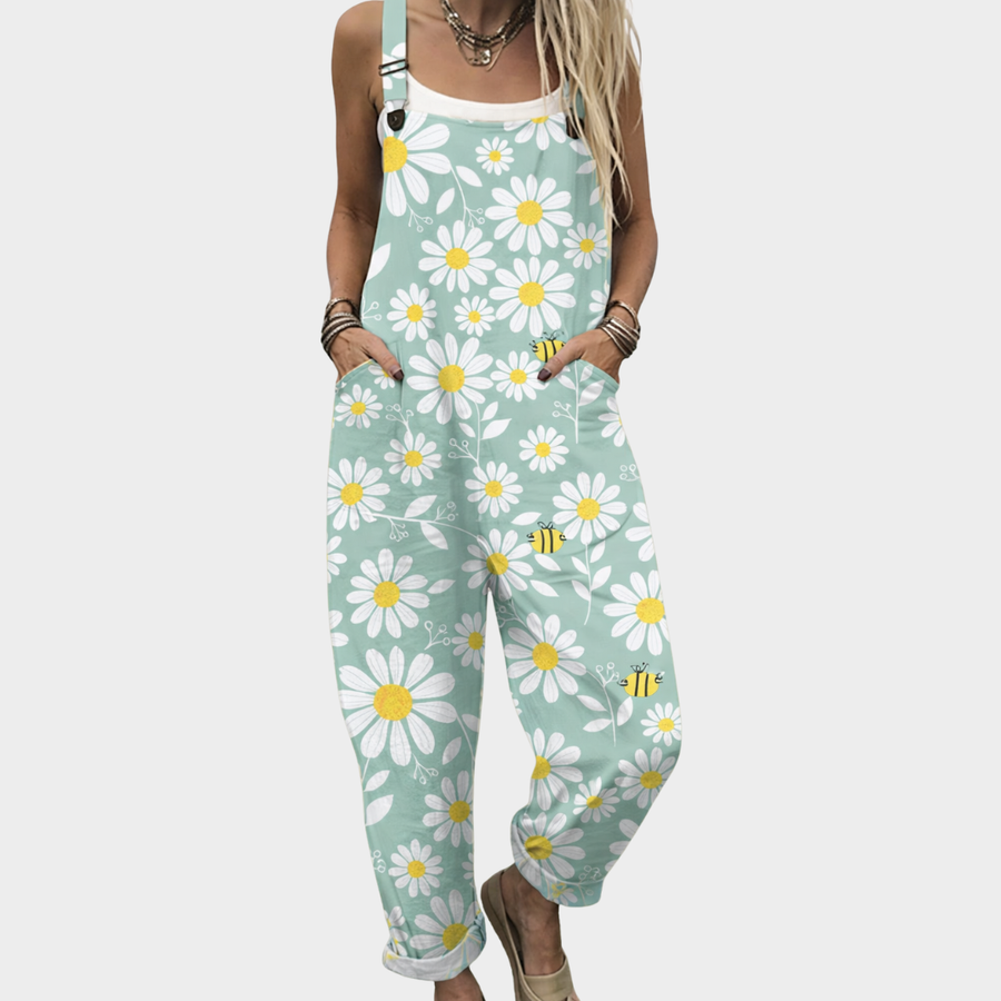 Maja | Mönstrad bekväm jumpsuit