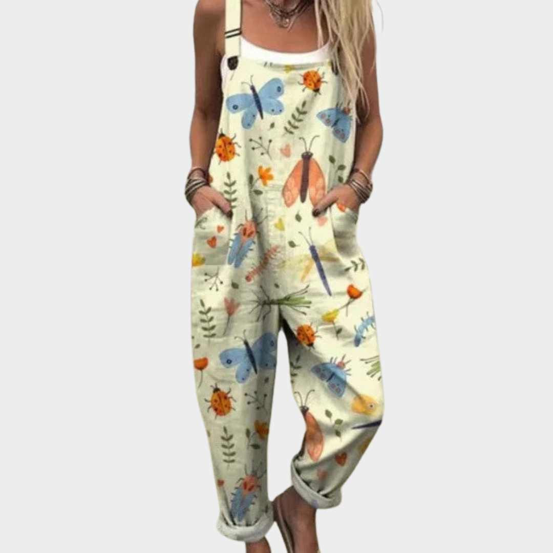 Thea | Mönstrad bekväm jumpsuit