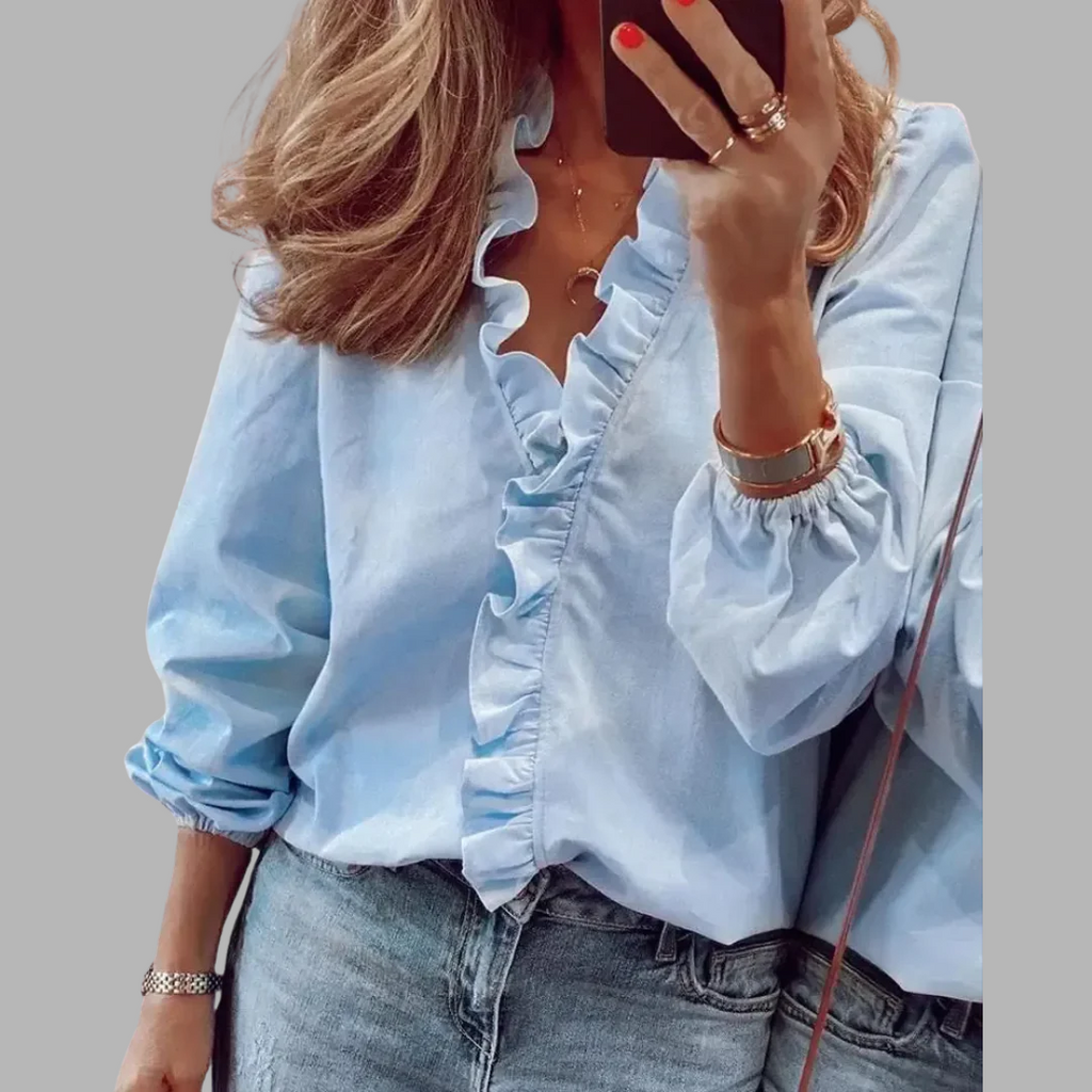 Maren | Elegant långärmad blus