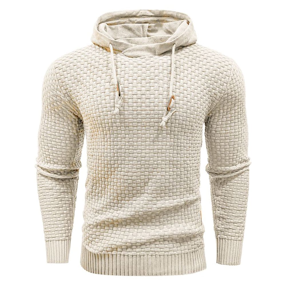 Klassisk ullhoodie för herr