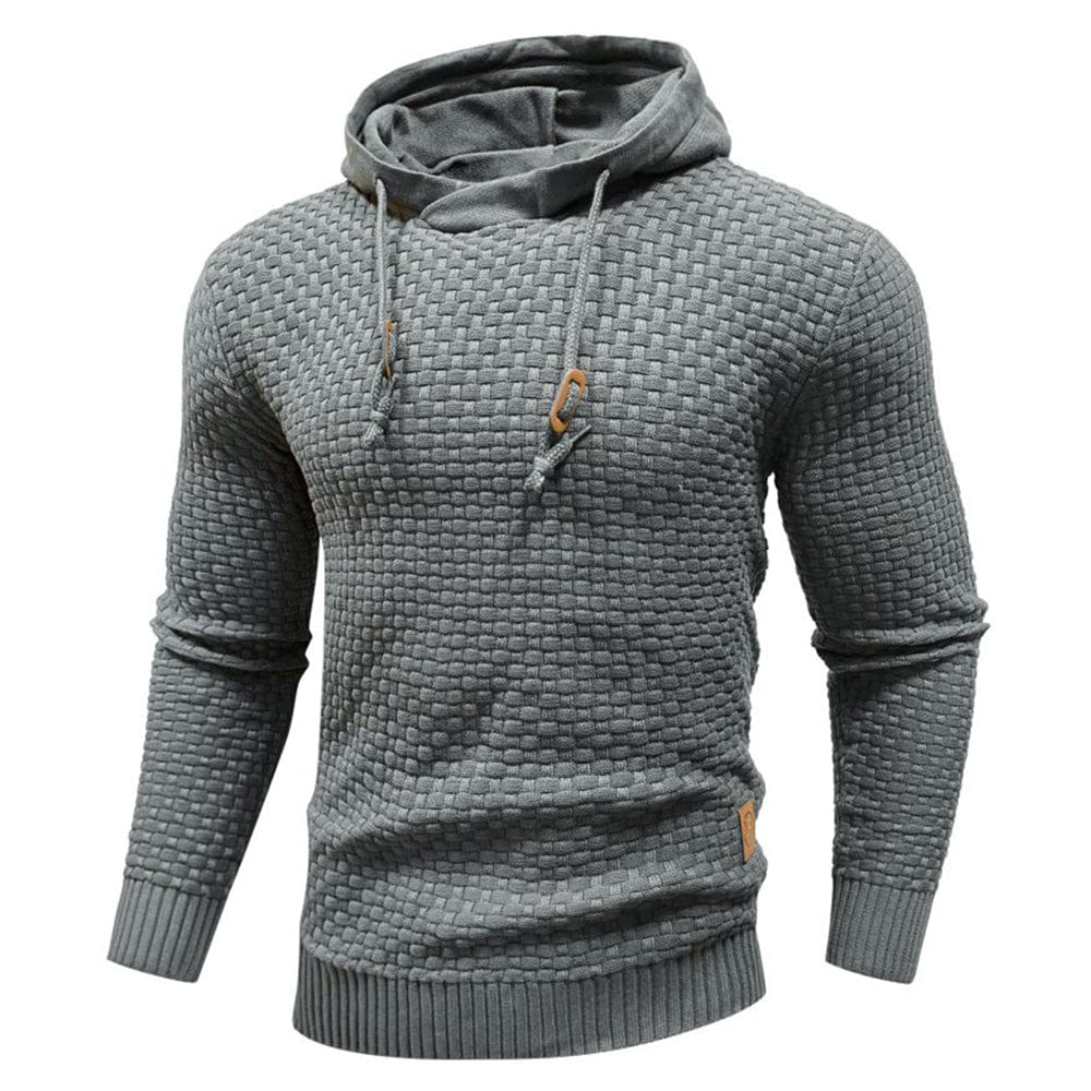 Klassisk ullhoodie för herr