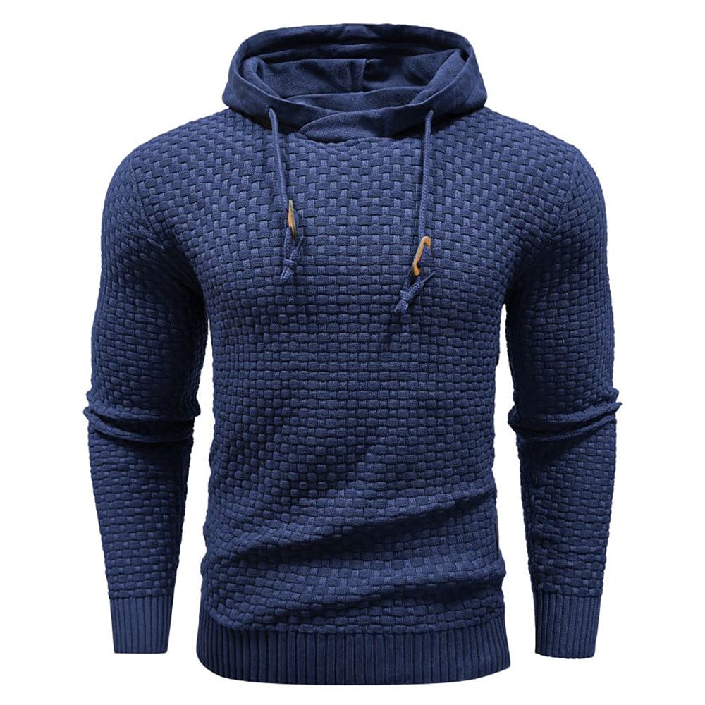 Klassisk ullhoodie för herr