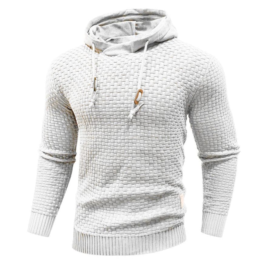 Klassisk ullhoodie för herr