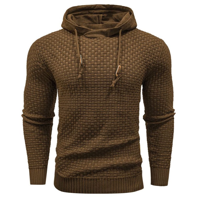 Klassisk ullhoodie för herr