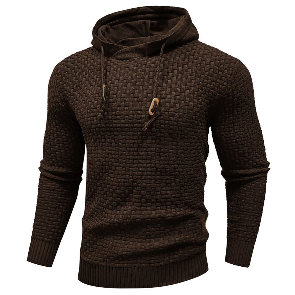 Klassisk ullhoodie för herr