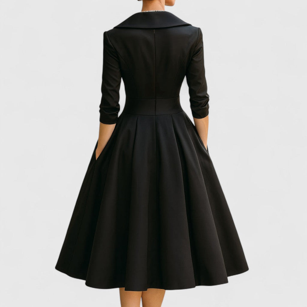 Marley Quinn – Elegant Midi Klänning
