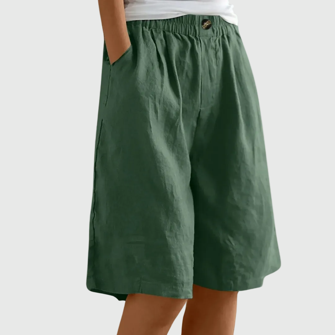 Ella | Vida shorts med resårmidja