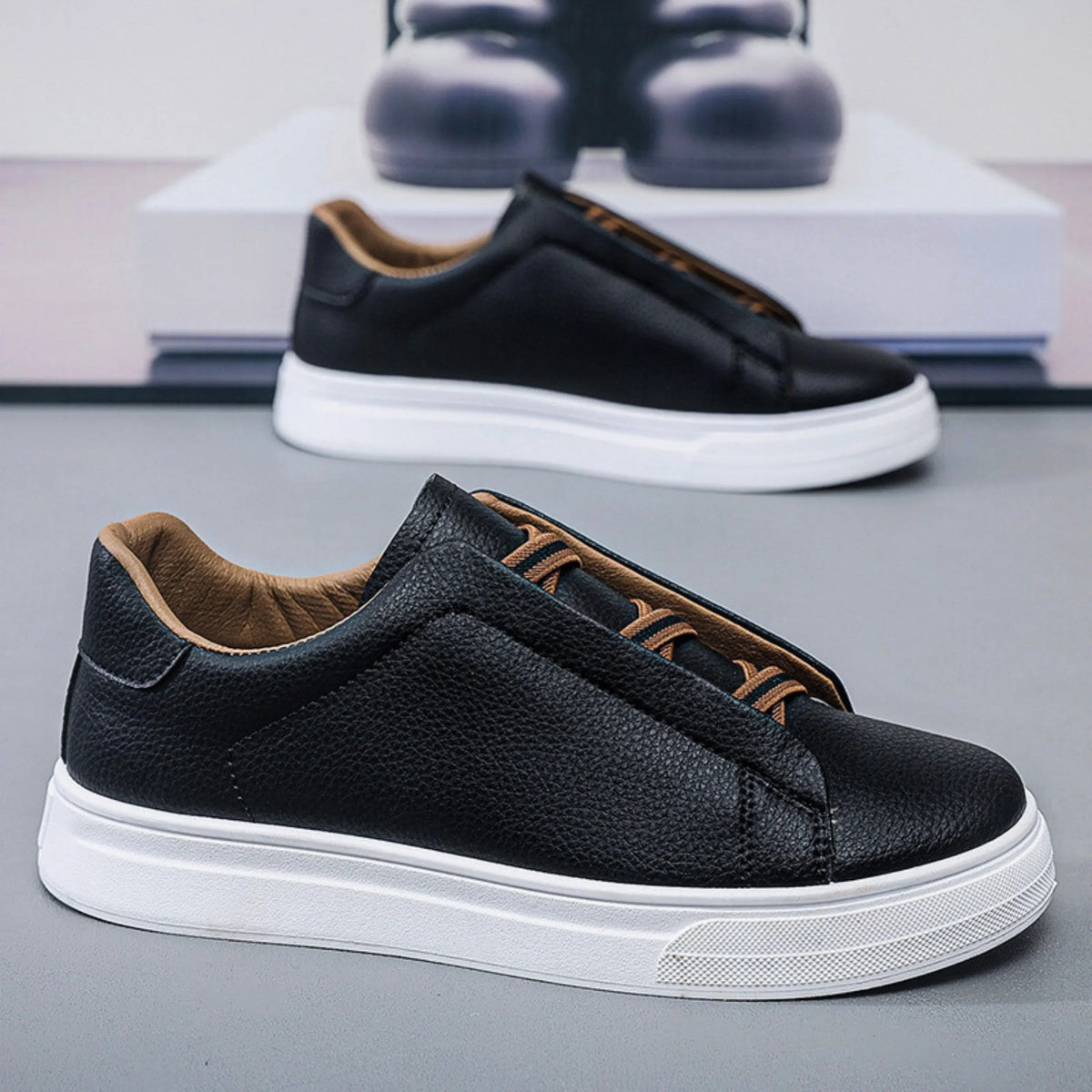 Slip-on-sneakers för herr