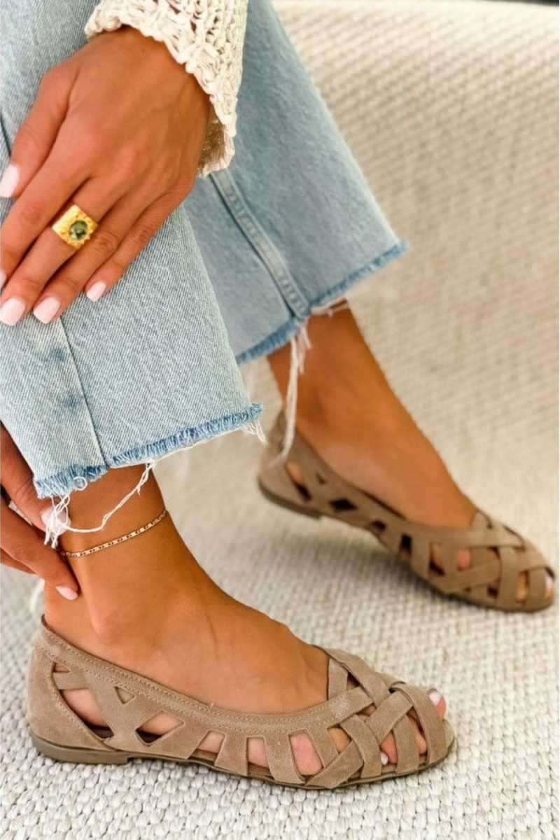 Chloé | Flätade sandaler med täckt tå