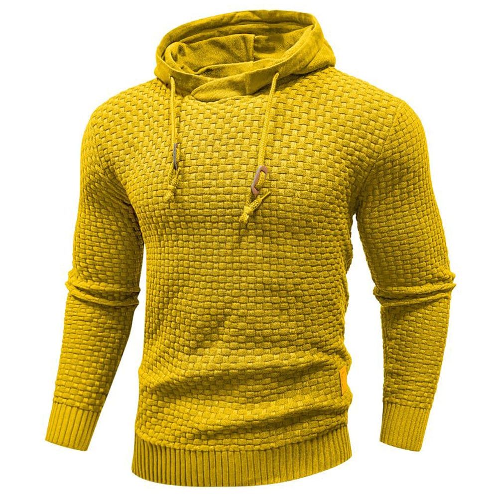Klassisk ullhoodie för herr