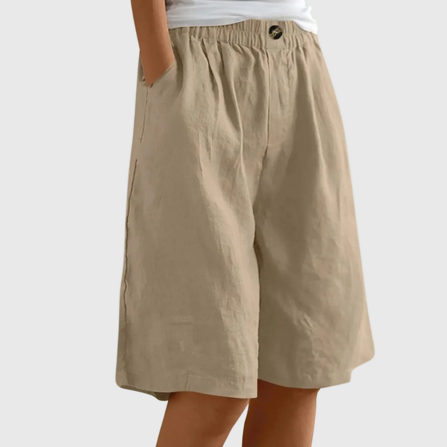 Ella | Vida shorts med resårmidja