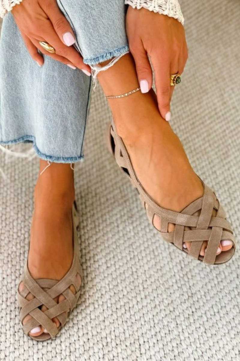 Chloé | Flätade sandaler med täckt tå