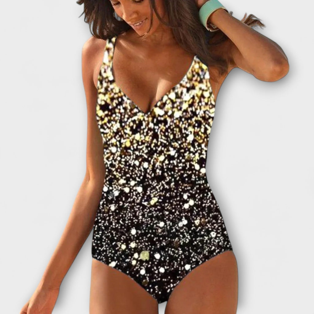 Hailey – Damens Wrap-Front Enstyckad Bikini Baddräkt