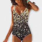 Hailey – Damens Wrap-Front Enstyckad Bikini Baddräkt