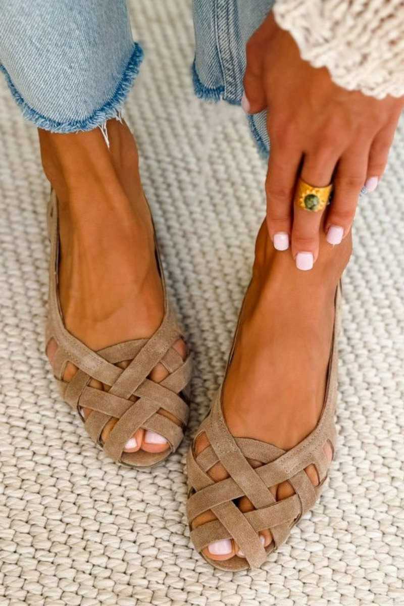 Chloé | Flätade sandaler med täckt tå