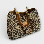 Olivia – Leopard Canvas Tote