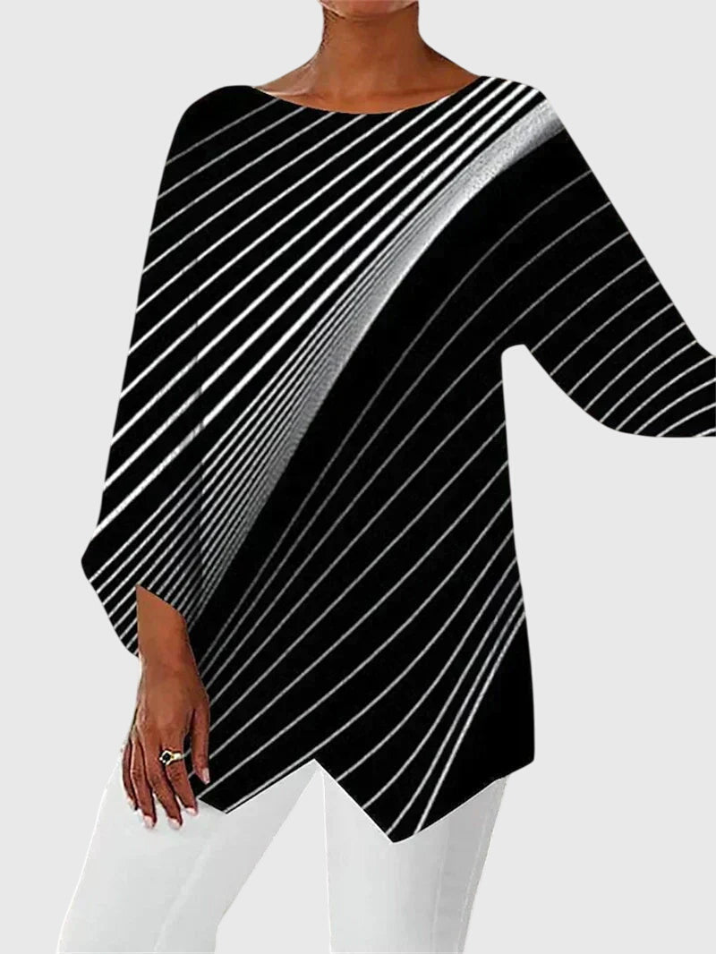Alayah – Elegant Crew Neck Top