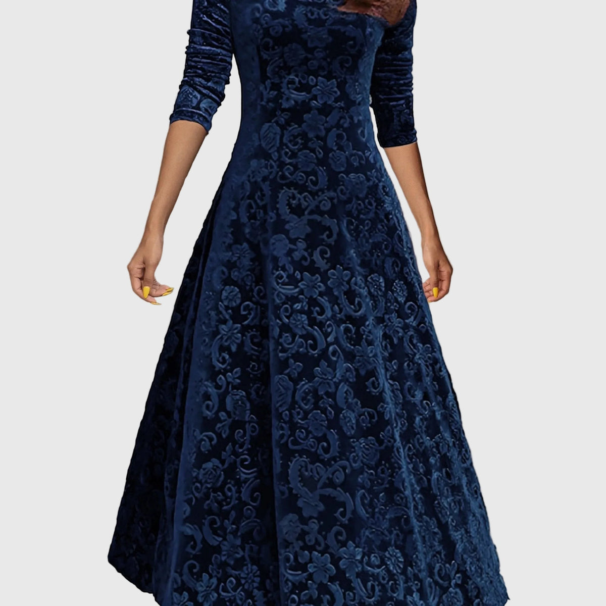Nancy – festlig och elegant sammetsklänning