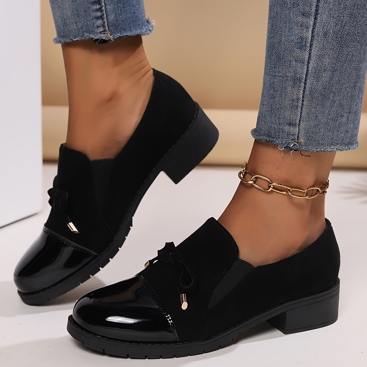 Camille | Bekväma loafers med lacktå