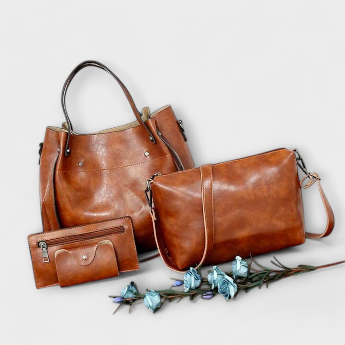 Olivia – 4-delars Vintage Väskset