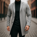 Ulltrenchcoat för herr
