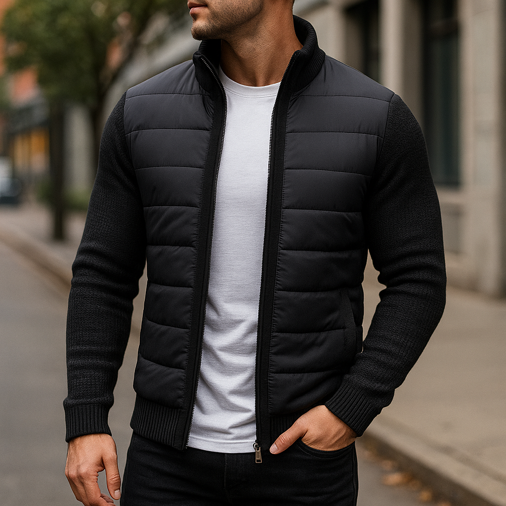 Elegant vadderad herrjacka