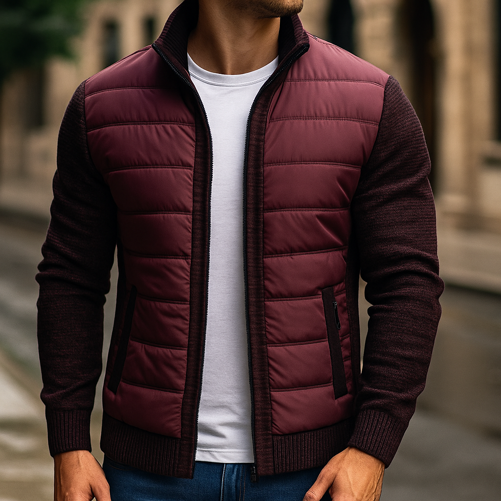 Elegant vadderad herrjacka