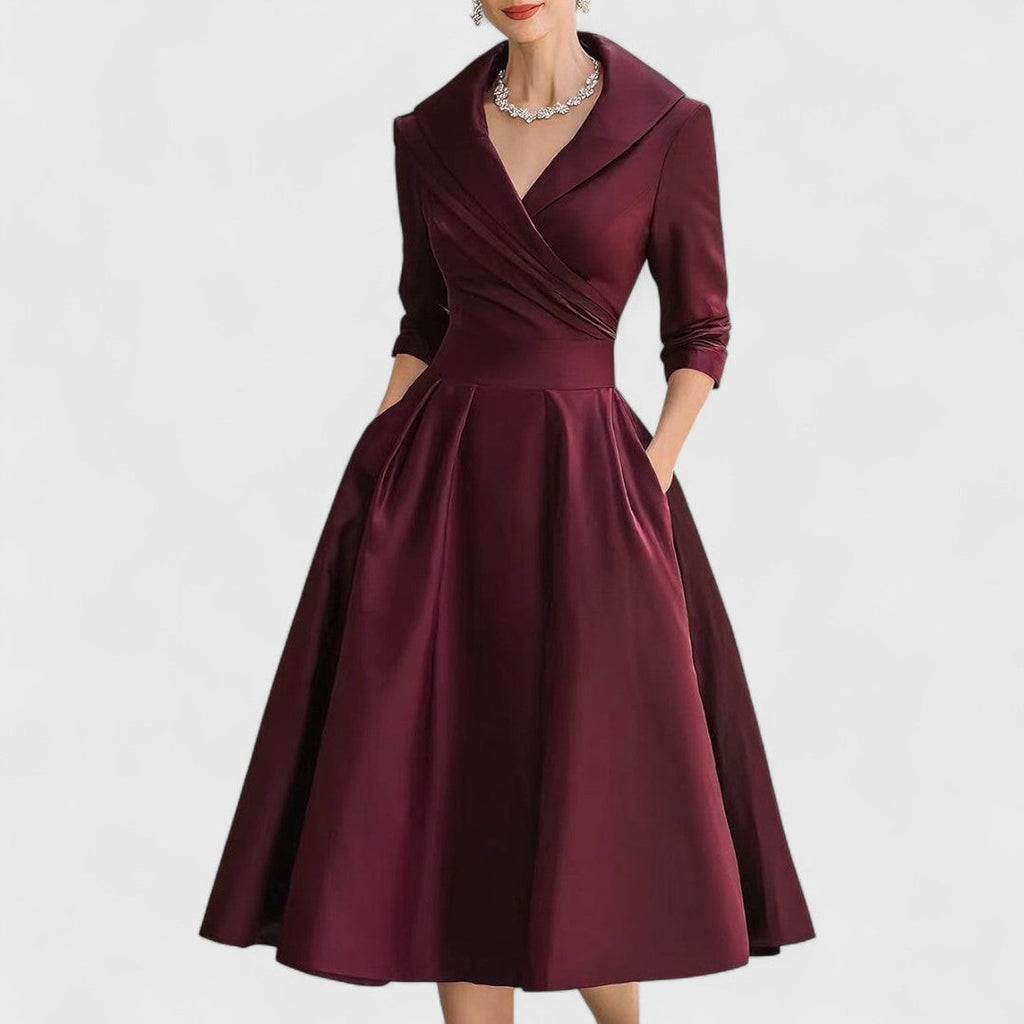 Marley Quinn – Elegant Midi Klänning