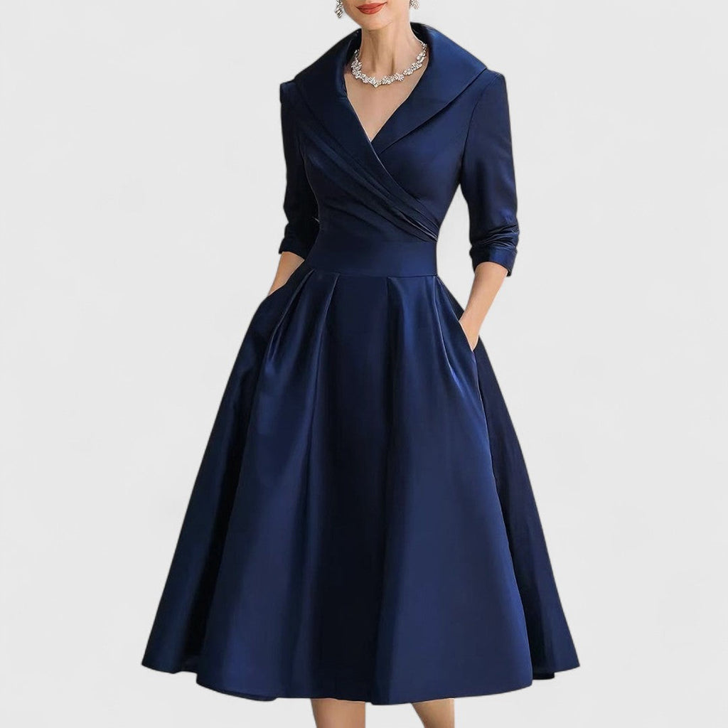Marley Quinn – Elegant Midi Klänning