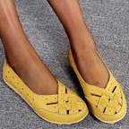 Eleganta loafers i ventilerande läder