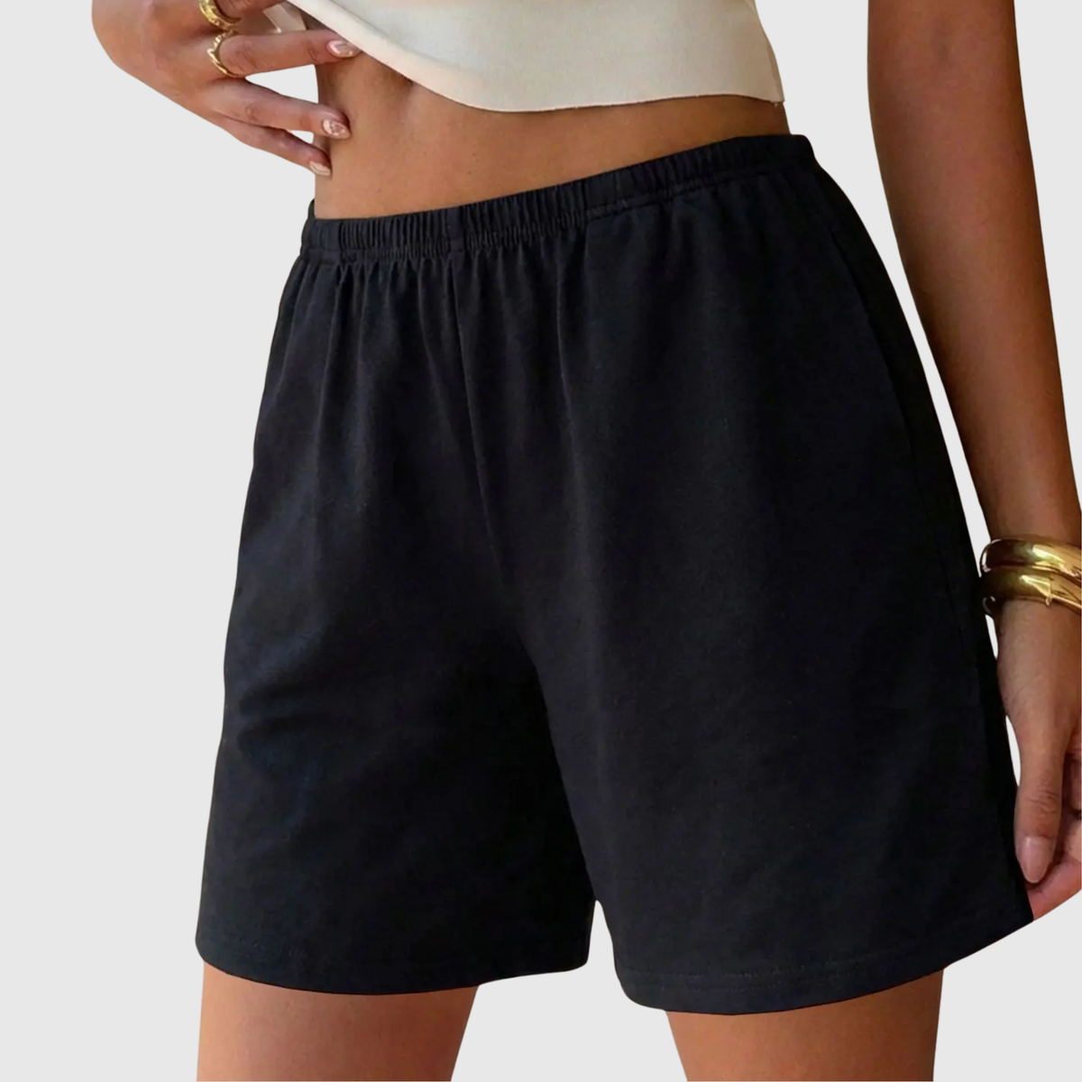 Mila | Luftiga shorts med hög midja