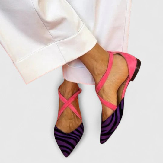 Khreysa – Eleganta Ballerinaskor Med Remmar