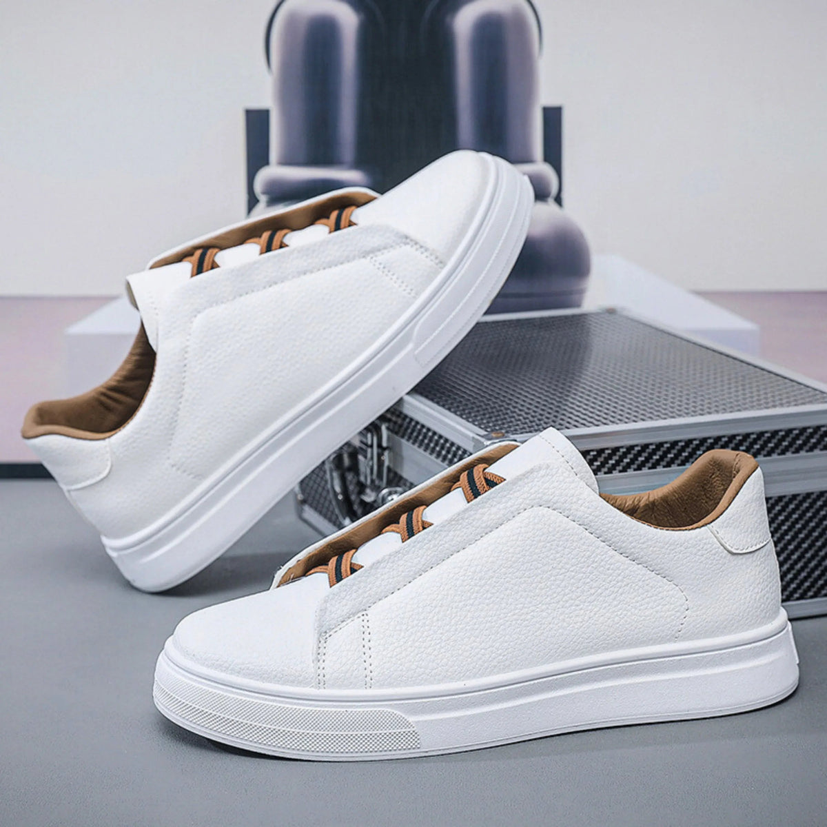Slip-on-sneakers för herr