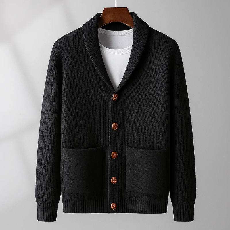 Lyxig cardigan i kashmir