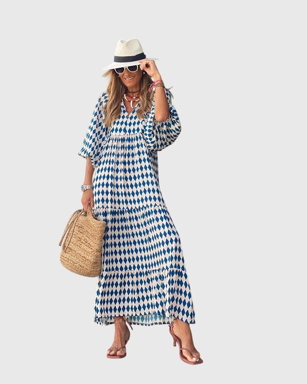 Sarah – Boho Maxi Klänning