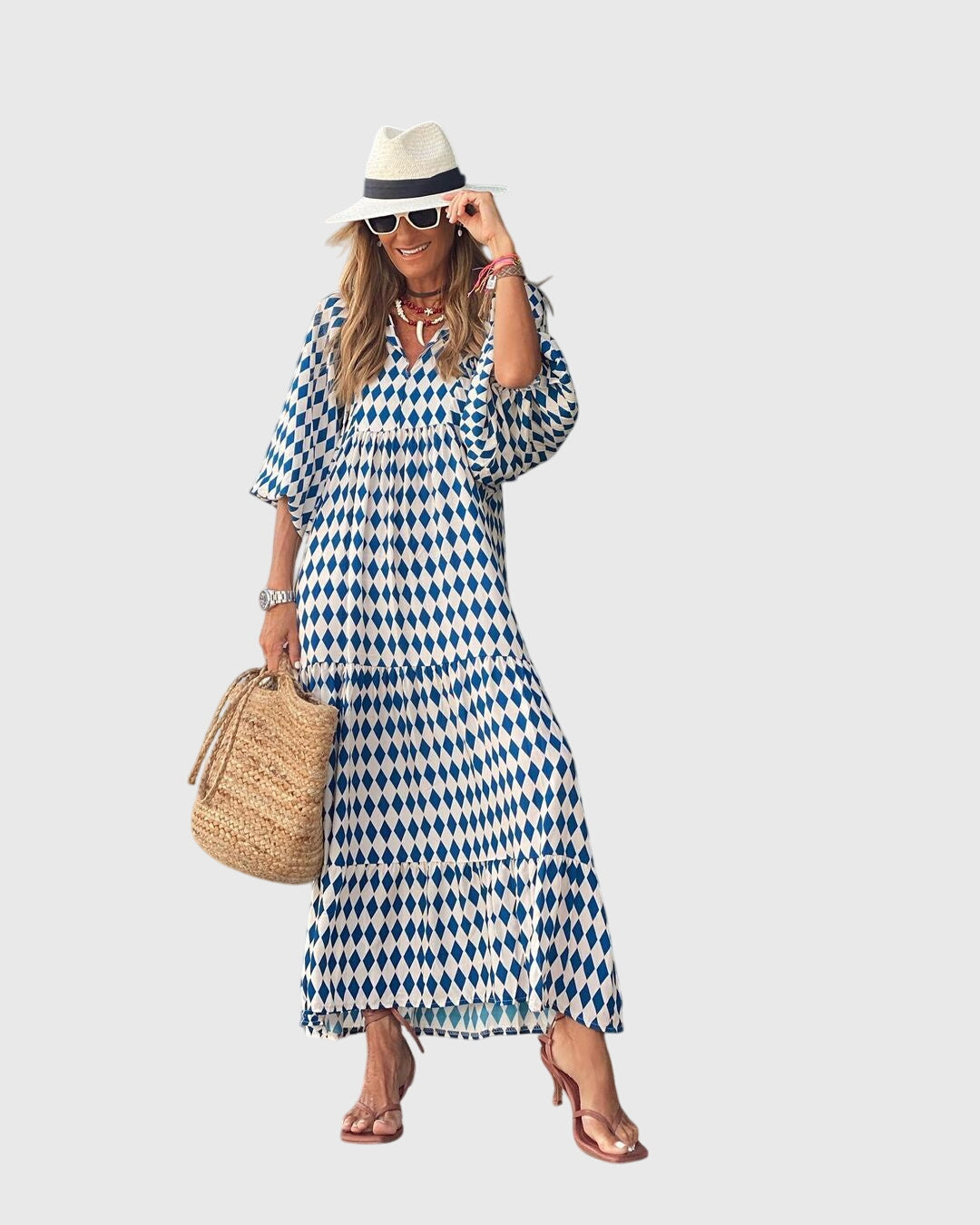 Sarah – Boho Maxi Klänning
