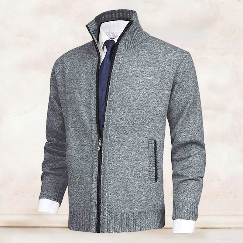 Långärmad cardigan för herr