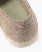 Loafers i läder och mocka