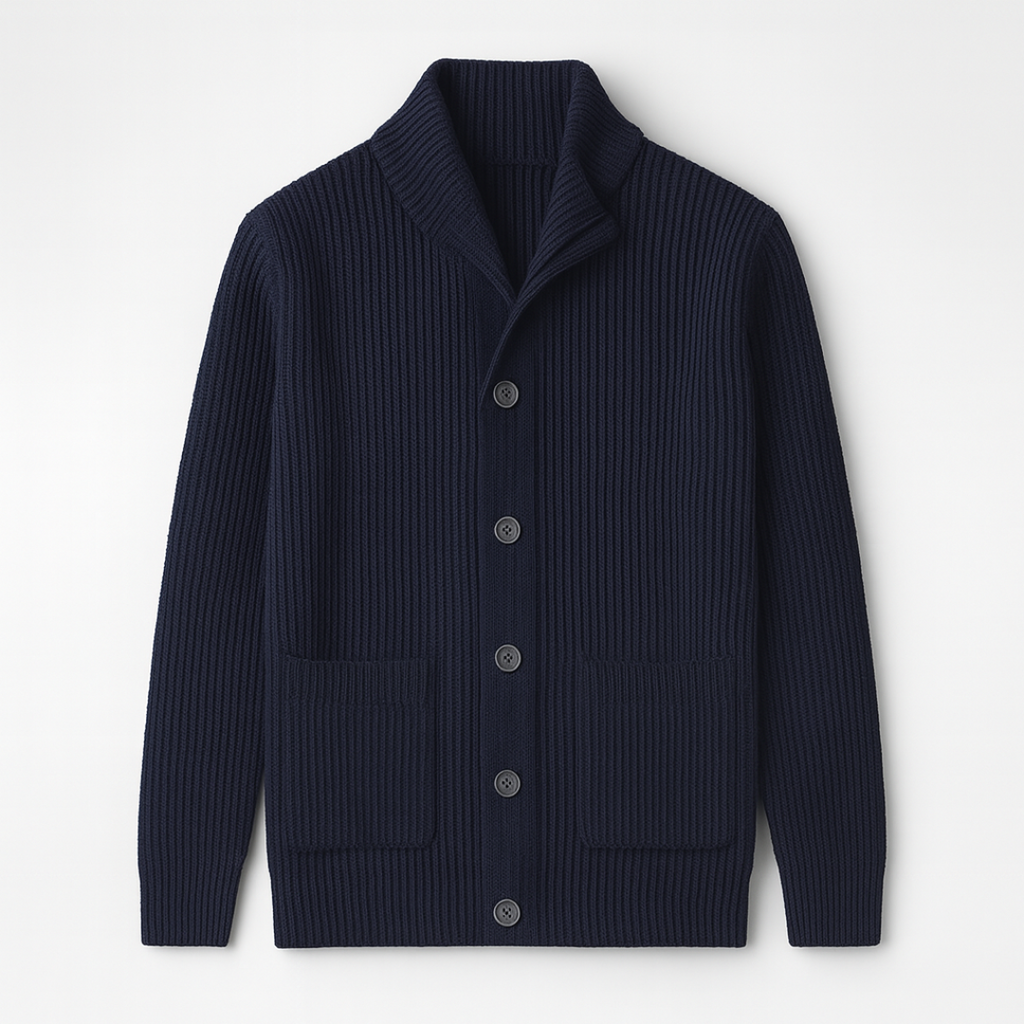 Elegant cardigan för herr