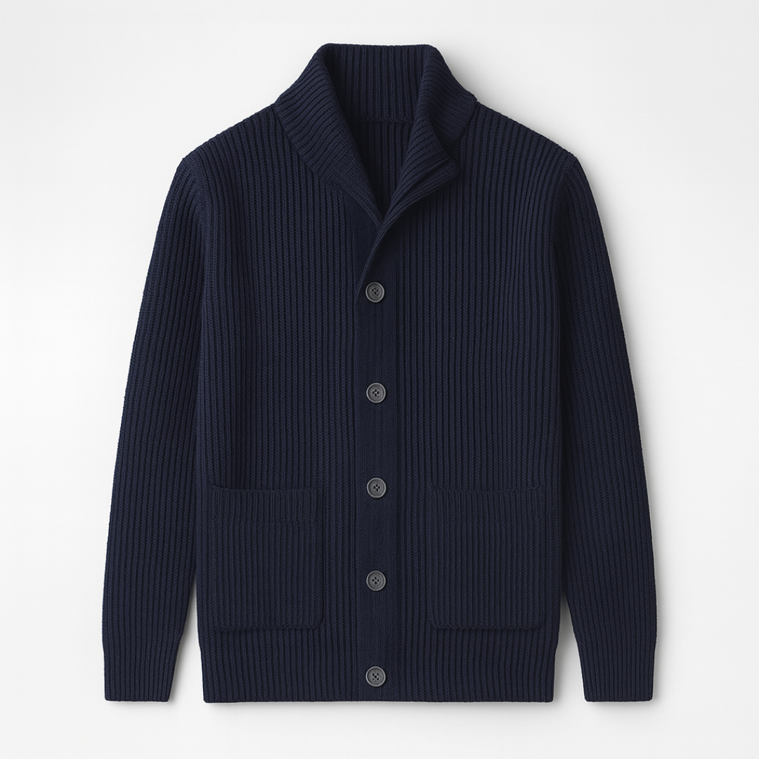 Elegant cardigan för herr