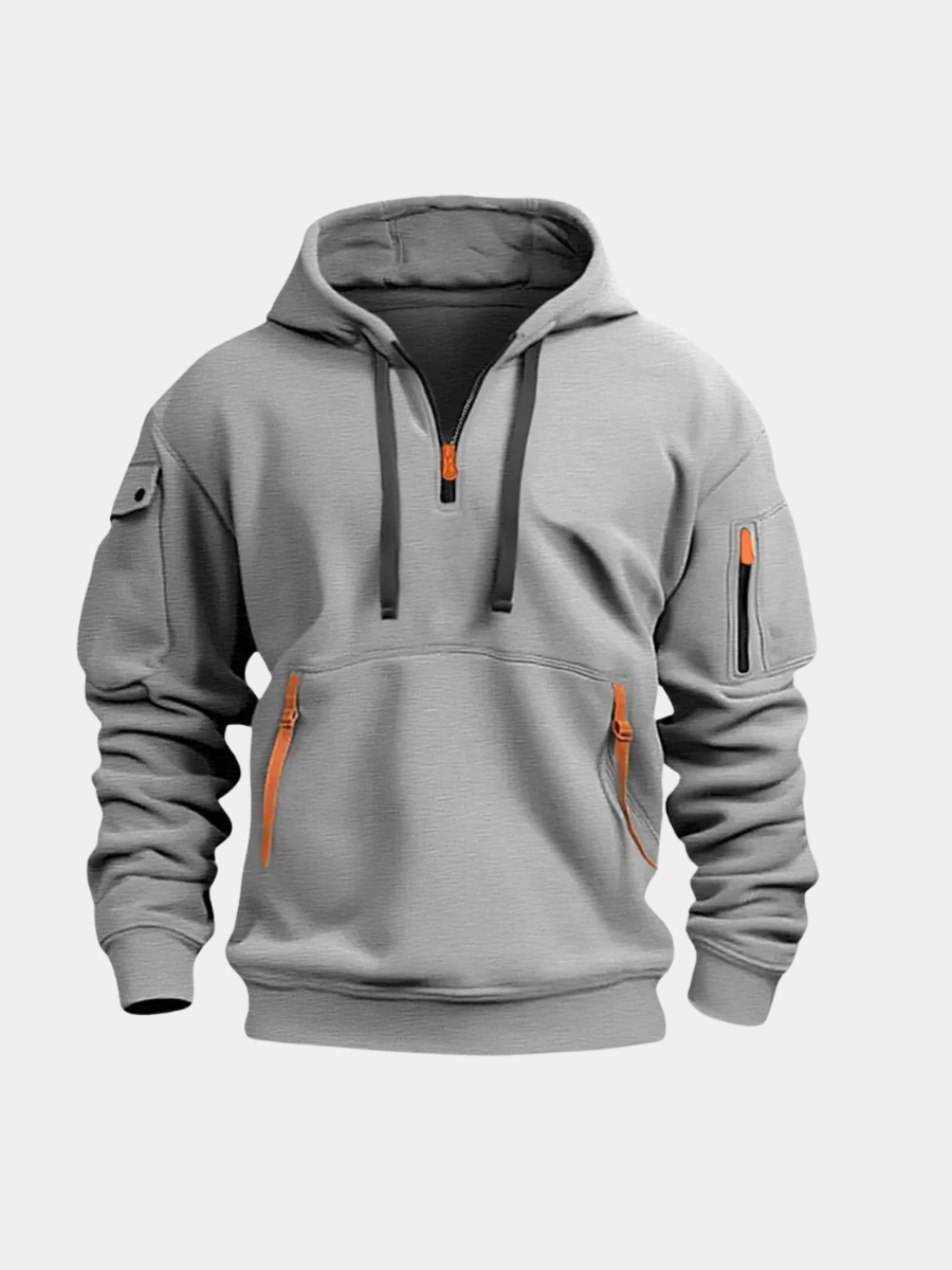 Mjuk hoodie för herr