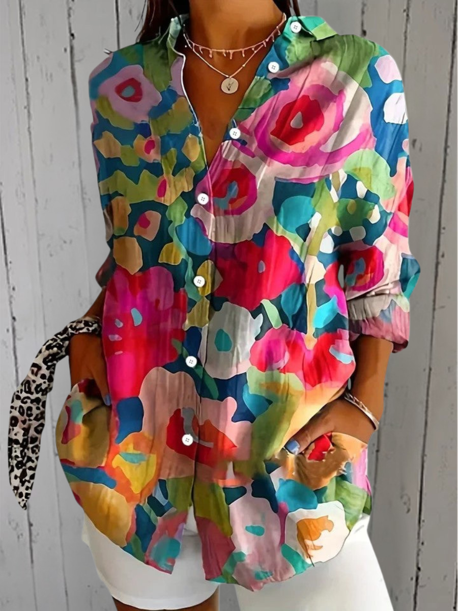 Claire | Färgstark sommarblus