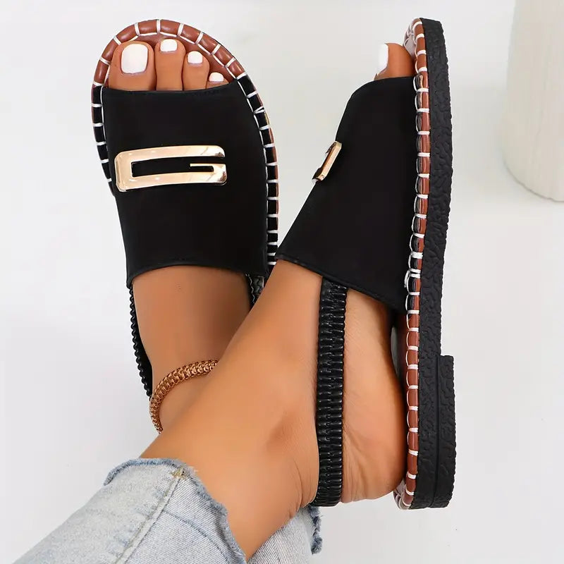 Gianna – Ortopediska Sandaler Med Kilklack