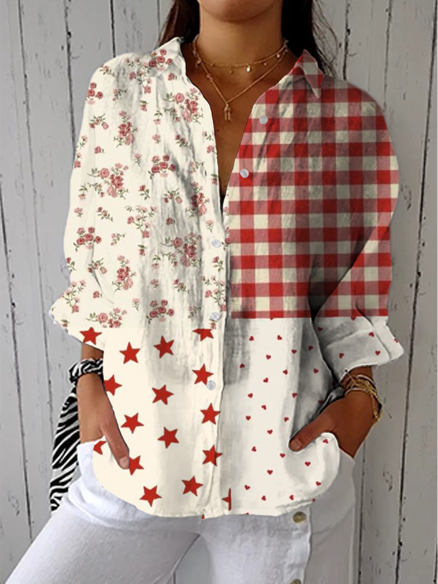 Joséphine | Romantisk blommig blus