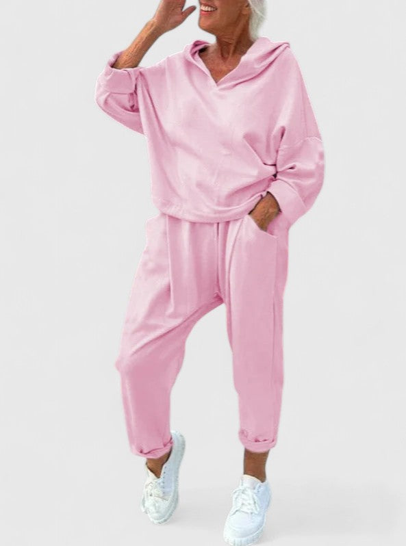 Sally – Bekväm Hooded Sweatshirt Set