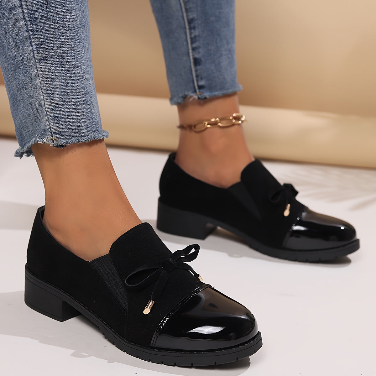 Camille | Bekväma loafers med lacktå