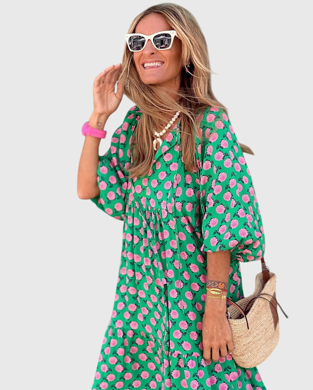 Sarah – Boho Maxi Klänning