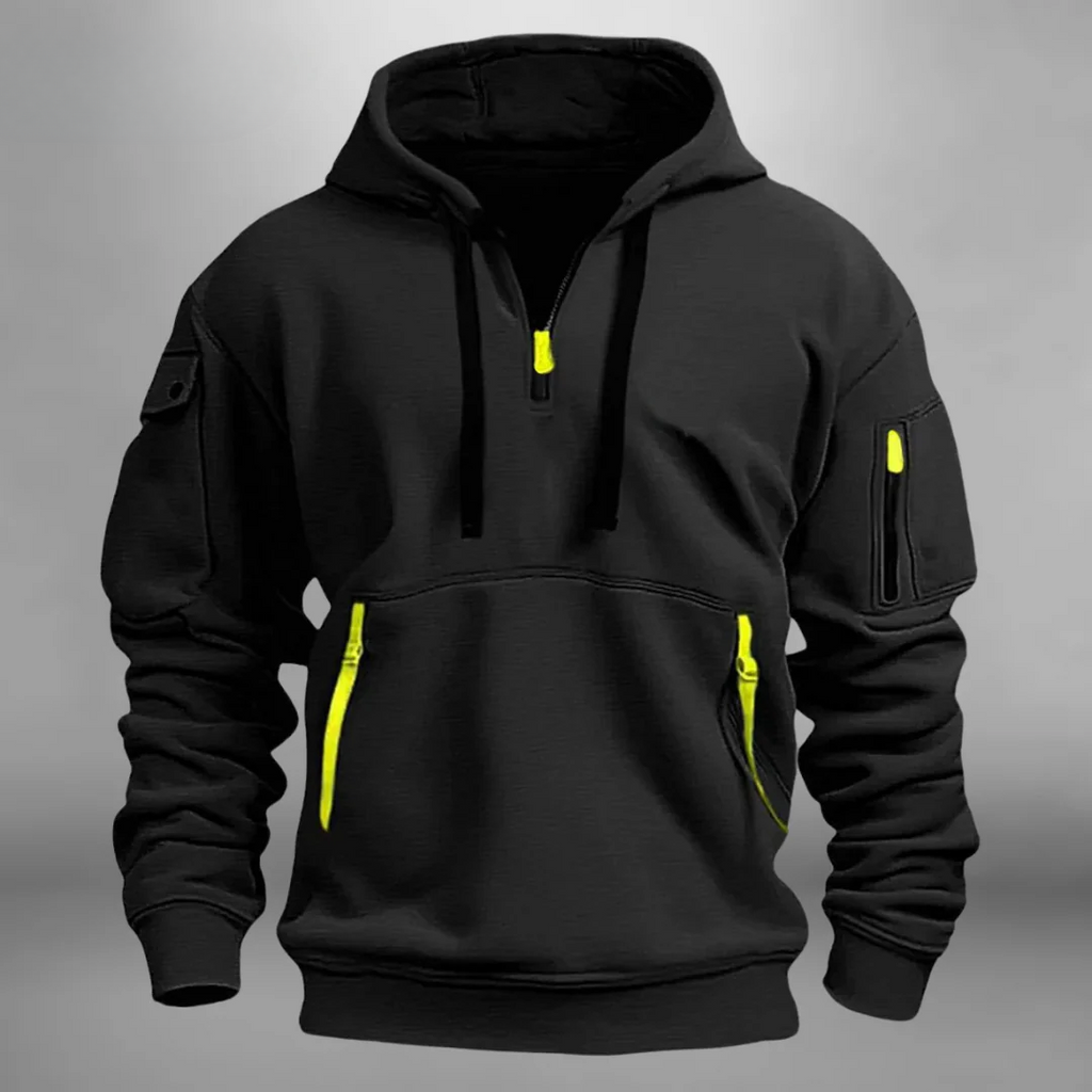 Mjuk hoodie för herr