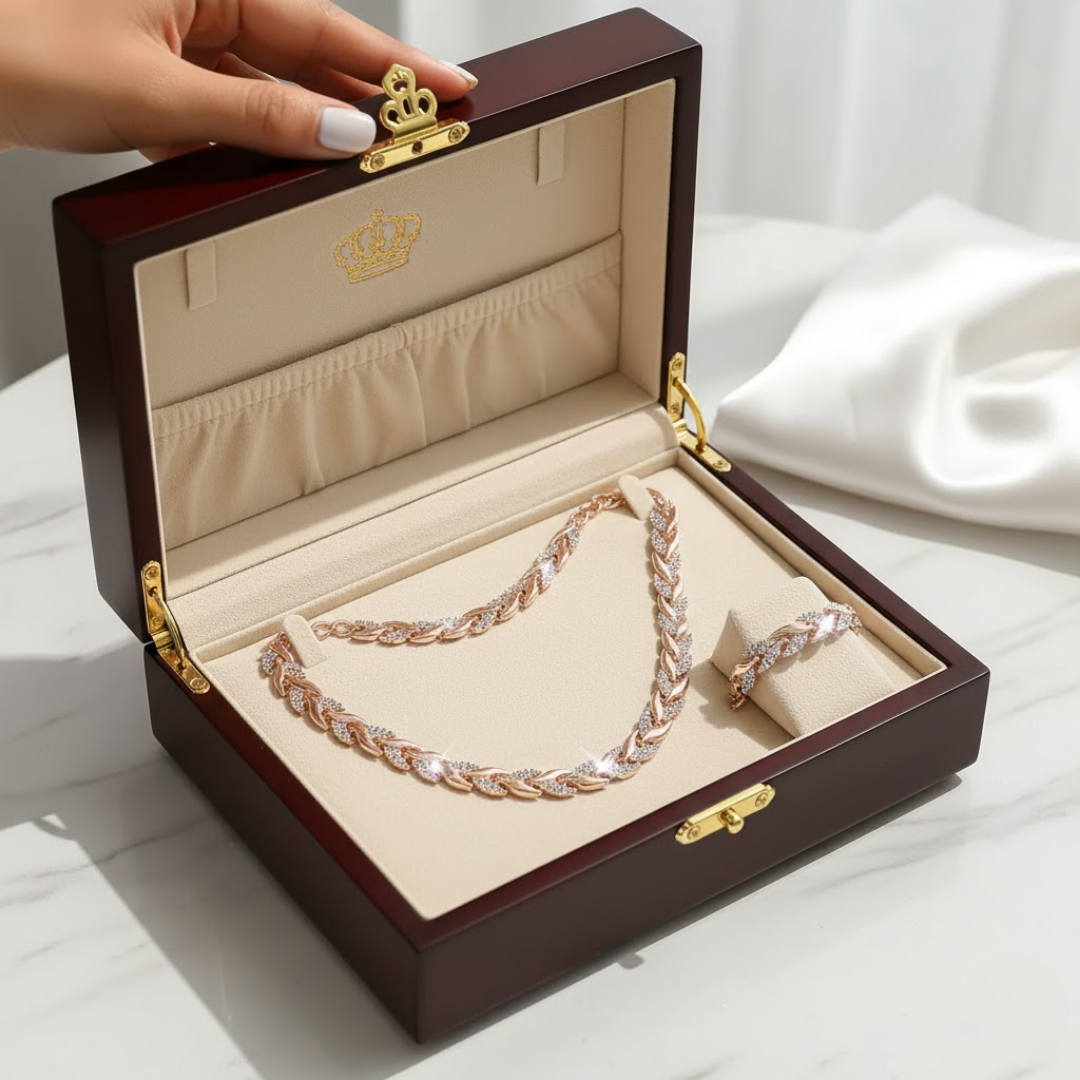 Elegant Strass Fishtail Set
